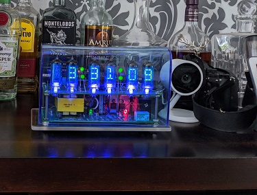Kit built VFD clock